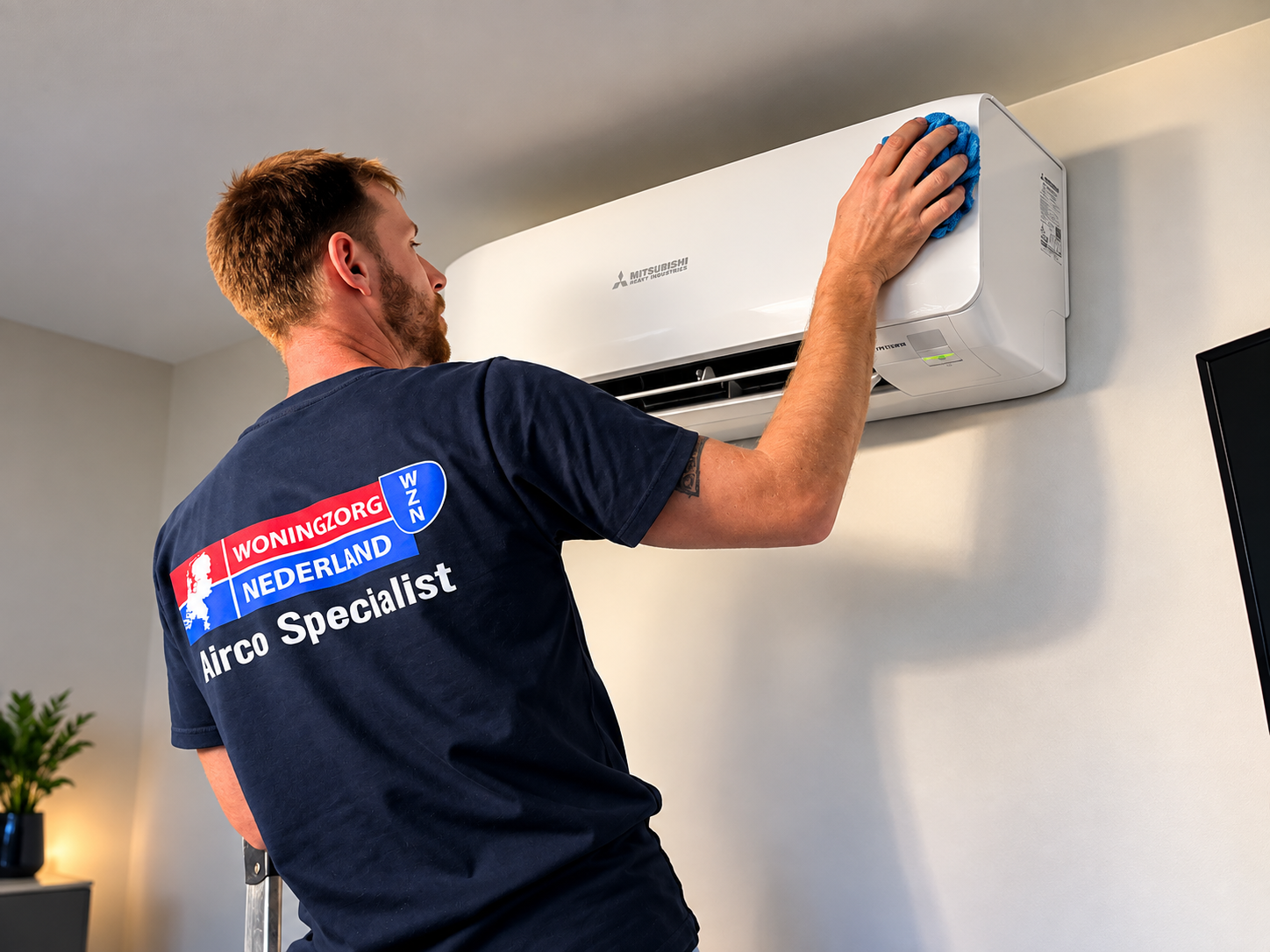 Vakkundig schoonmaken van uw airco. 