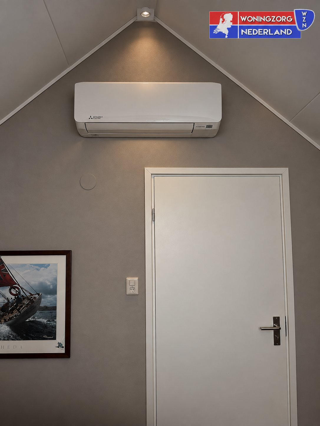 Mitsubishi heavy industrie binnenunit slaapkamer