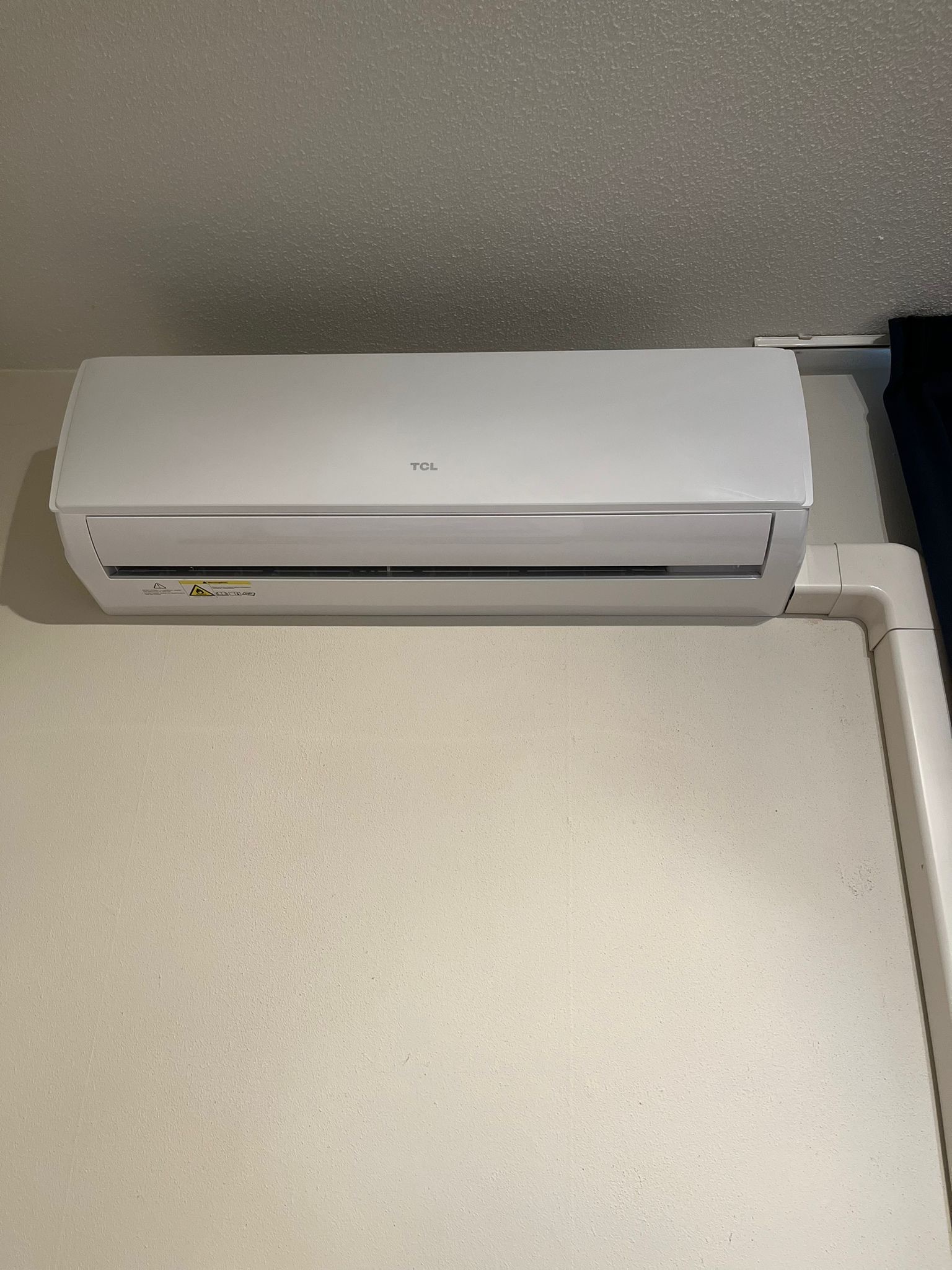 TCL binnenunit — slaapkamer installatie