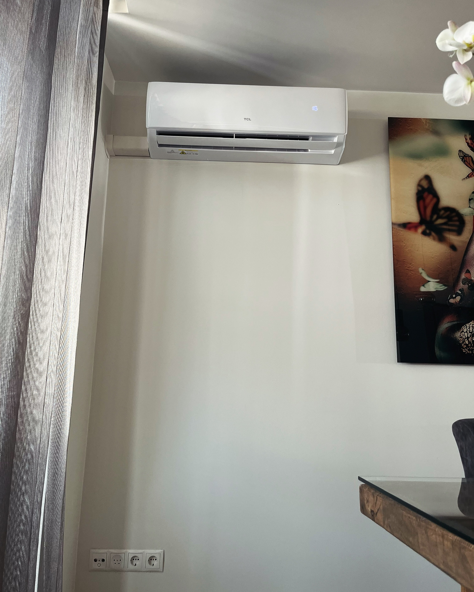 TCL airco binnenunit — woonkamer